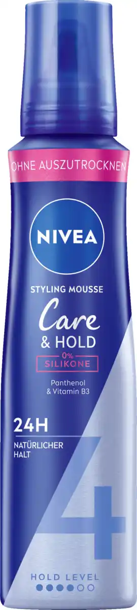 Bild 1 von NIVEA Pflege & Halt Schaumfestiger, 150 ml