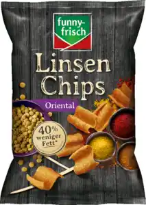 funny-frisch Linsen Chips Oriental, 90 g