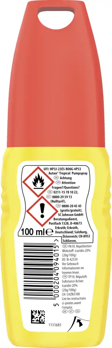 Bild 2 von Autan tropical Mückenschutz Pumpspray, 100 ml