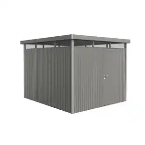 Biohort Gerätehaus 'HighLine 5' 275 x 315 cm Quarzgrau metallic