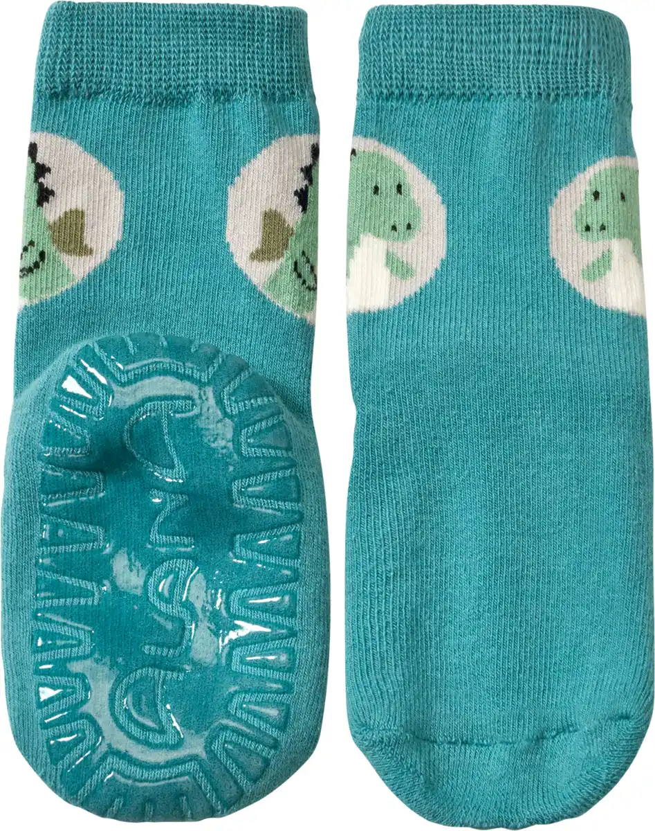 Bild 1 von ALANA Stoppersocken mit Drachen-Motiv, blau, Gr. 21/22