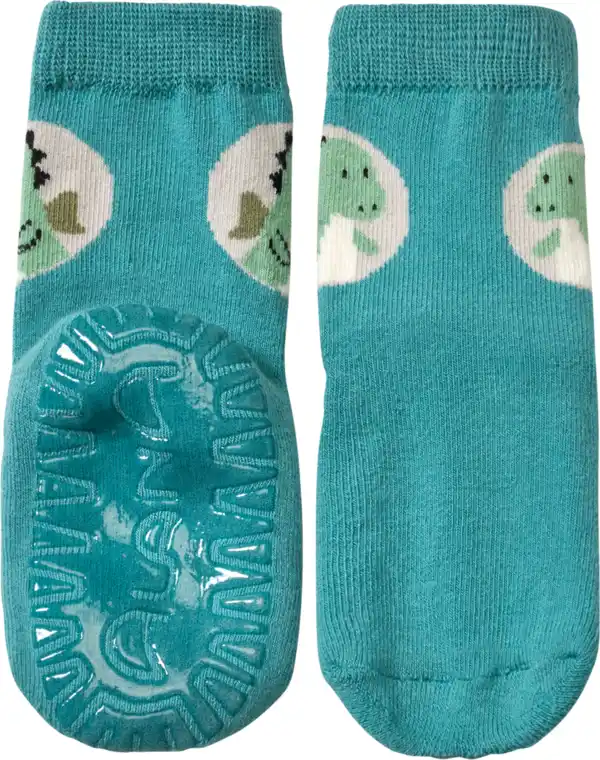 Bild 1 von ALANA Stoppersocken mit Drachen-Motiv, blau, Gr. 21/22