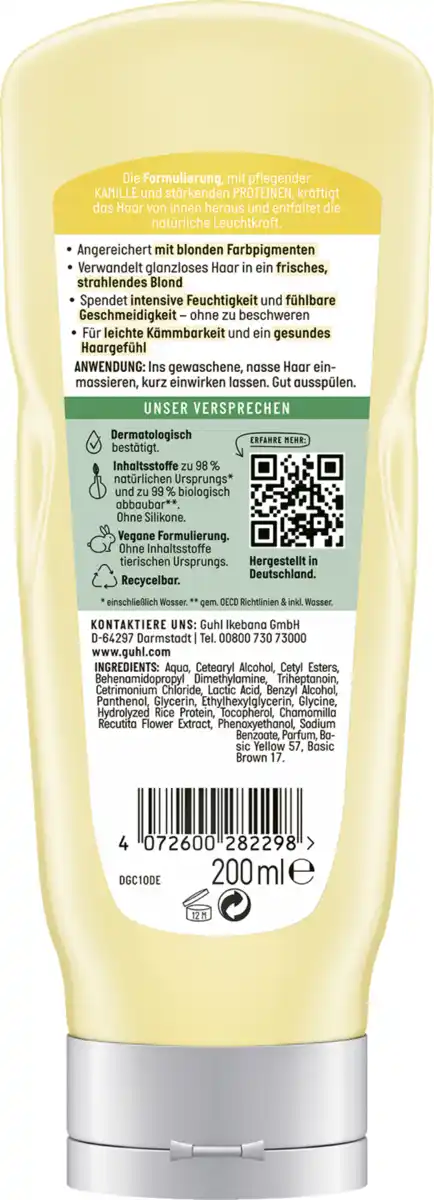 Bild 2 von Guhl Blond Faszination Farbglanz Spülung, 200 ml