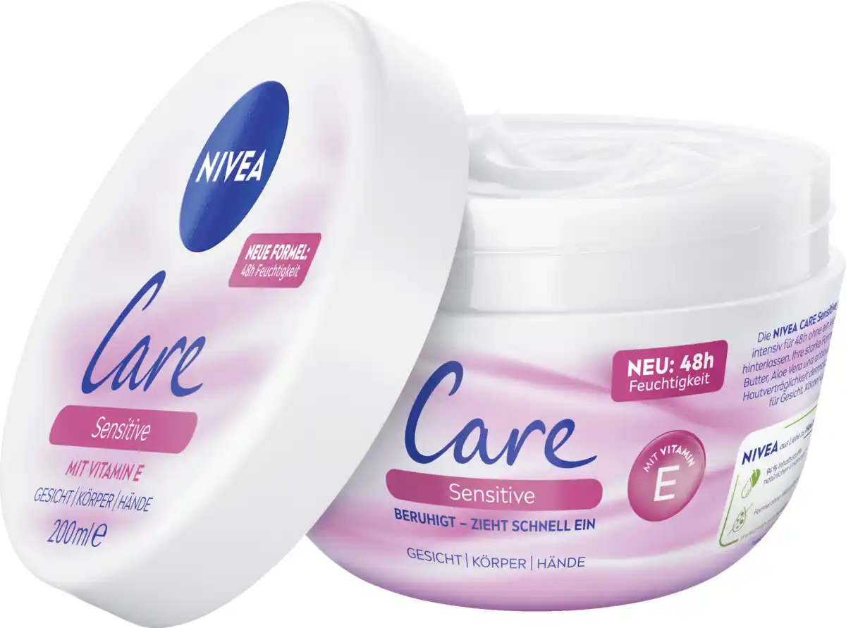 Bild 4 von NIVEA Care Creme Sensitive, 200 ml