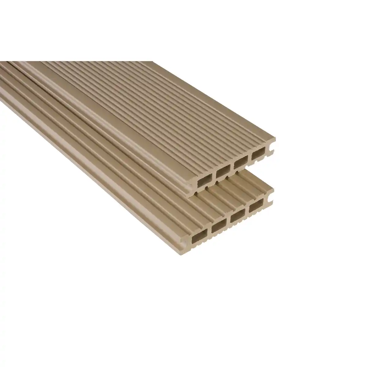 Bild 1 von Kovalex Terrassendiele 'Exklusiv' sandfarben matt 2500 x 145 x 26 mm