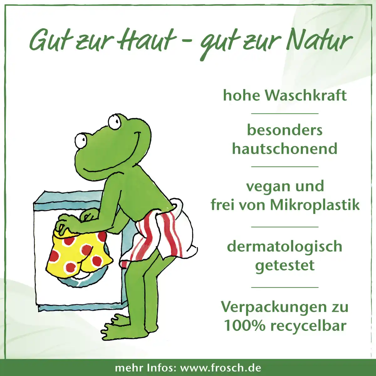 Bild 3 von Frosch Sensitiv-Waschmittel Pulver Aloe Vera Hypoallergen 52 WL