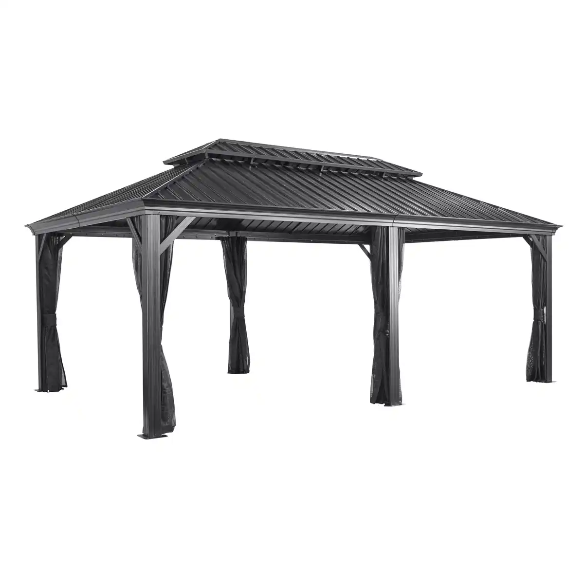 Bild 1 von Sojag Pavillon 'Messina 12 x 20' anthrazit 363 x 598 x 307 cm