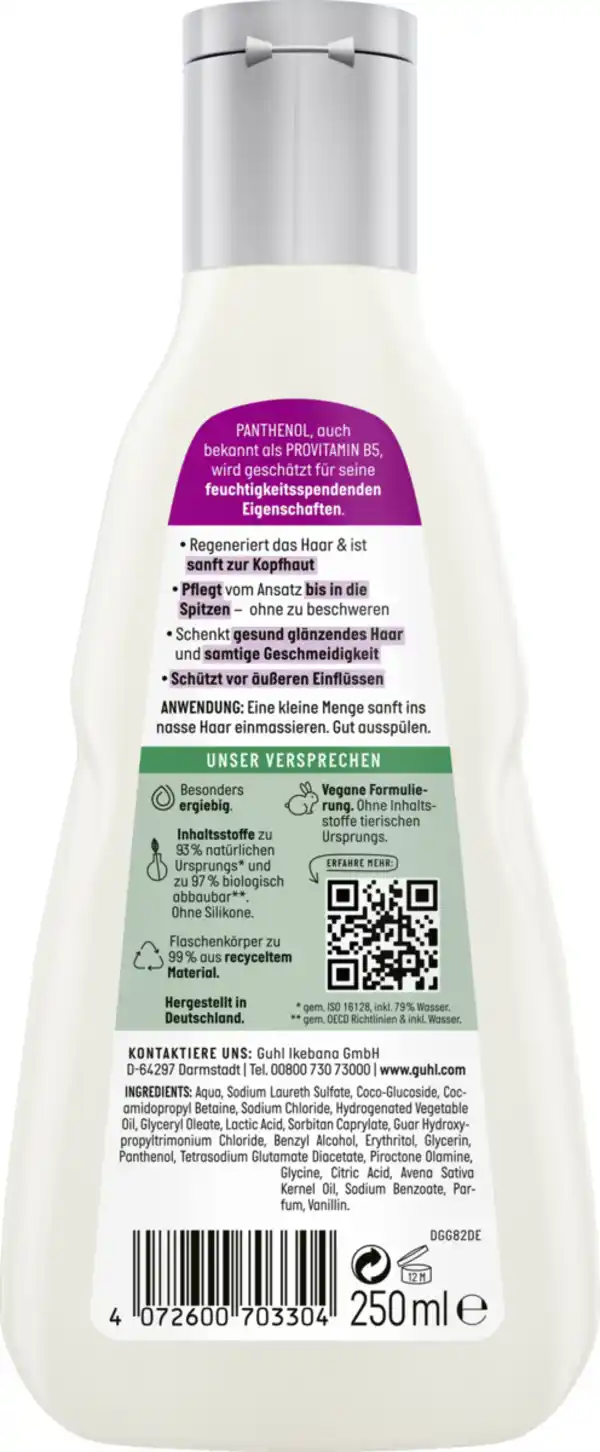 Bild 2 von Guhl Panthenol + Reparatur Shampoo, 250 ml