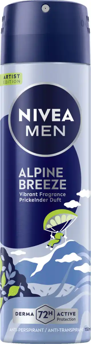 Bild 1 von NIVEA MEN Anti-Transpirant Spray Alpine Breeze, 150 ml