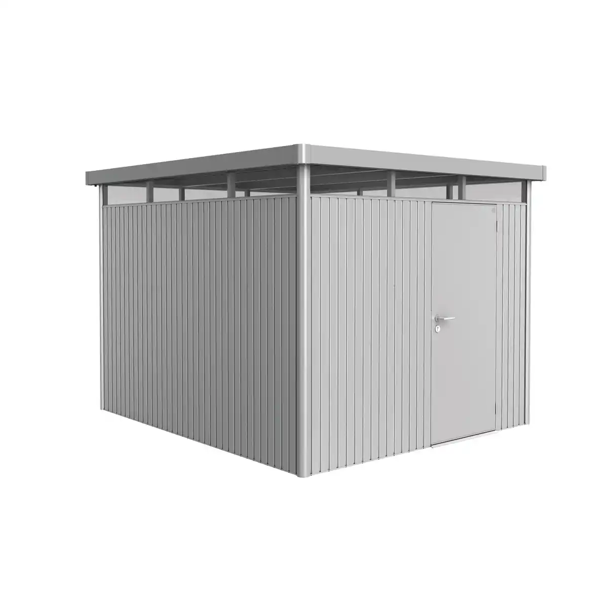 Bild 1 von Biohort Gerätehaus 'HighLine 5' 275 x 315 cm Silber metallic