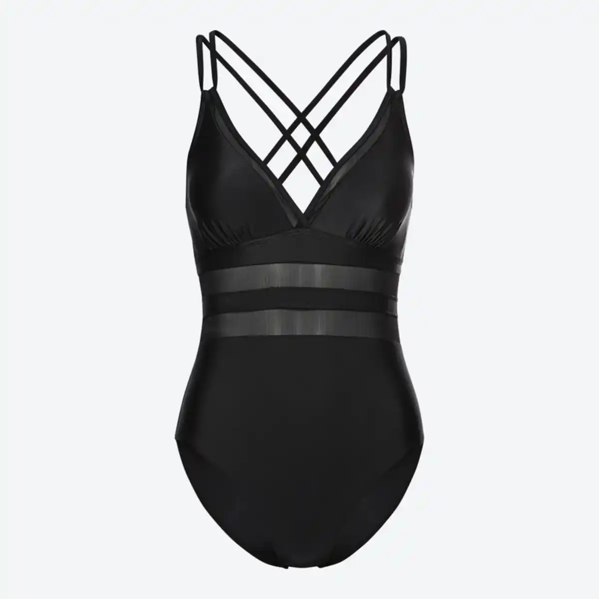 Bild 2 von Damen-Badeanzug mit Mesheinsatz