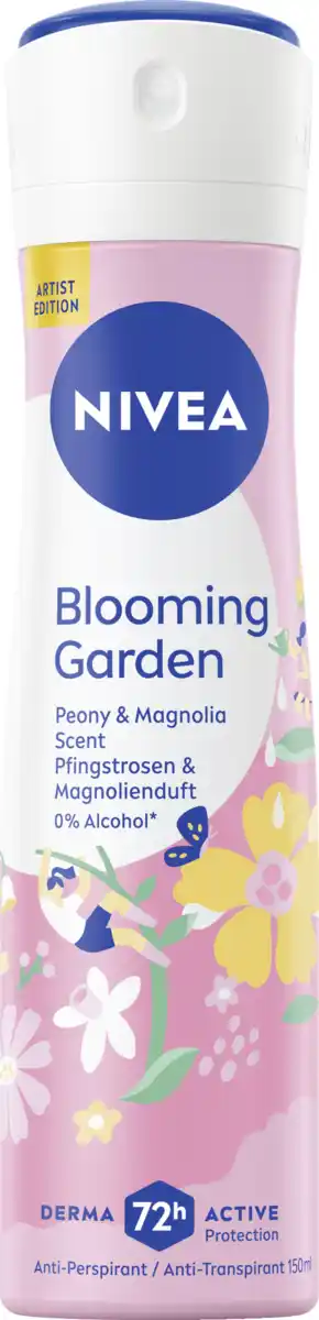 Bild 1 von NIVEA Anti-Transpirant Spray Blooming Garden, 150 ml