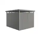 Bild 1 von Biohort Gerätehaus 'HighLine 5' mit Doppeltür 275 x 315 cm Quarzgrau metallic