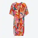 Bild 3 von Damen-Strandkleid mit Blätter-Muster