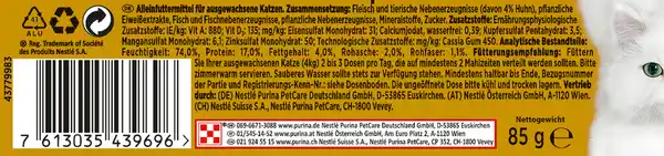 Bild 2 von Gourmet Gold Raffiniertes Ragout mit Huhn, 85 g
