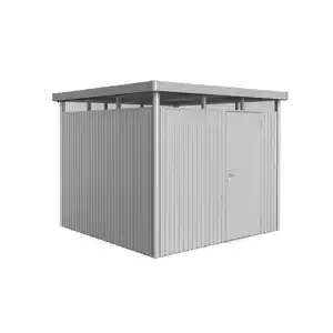 Biohort Gerätehaus 'HighLine 4' silbern metallic 275 x 275 cm