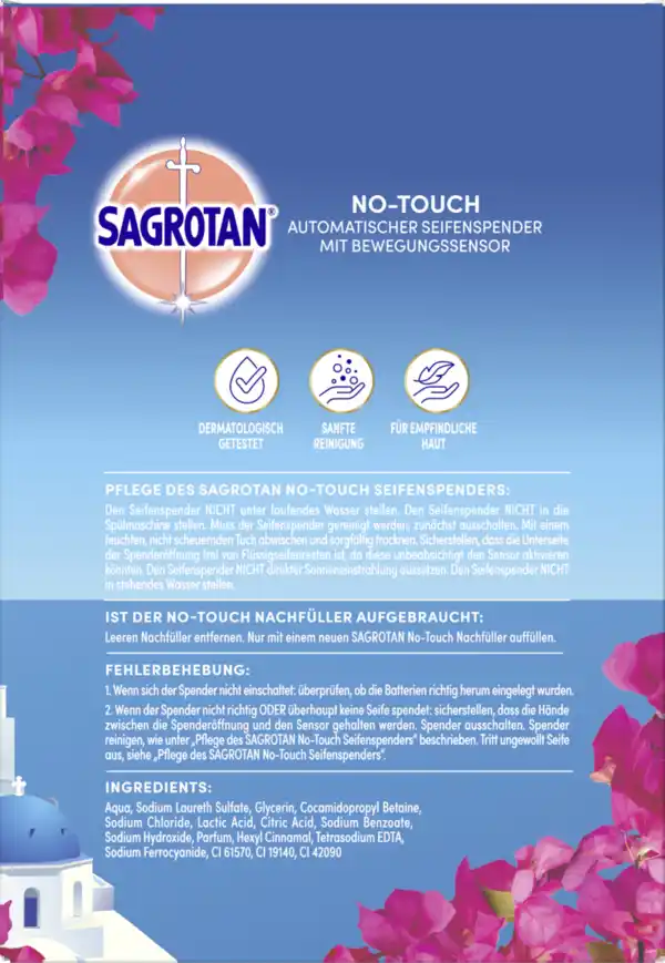 Bild 3 von Sagrotan No-Touch Automatischer Seifenspender Starter-Set Sweet Summer