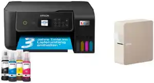 EcoTank ET-2871 Multifunktionsgerät schwarz Tinte inkl. LabelWorks LW-C610