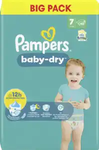 Pampers Baby Dry Windeln Gr.7 Extra Large 15kg Big Pack