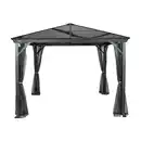Bild 1 von Sojag Pavillon 'Verona 10 x 10' anthrazit 298 x 298 x 261 cm