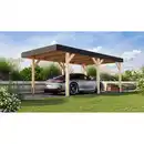 Bild 1 von Karibu Einzelcarport 'Elmo 1' Fichtenholz naturbelassen 318 x 246,5 x 576,5 cm