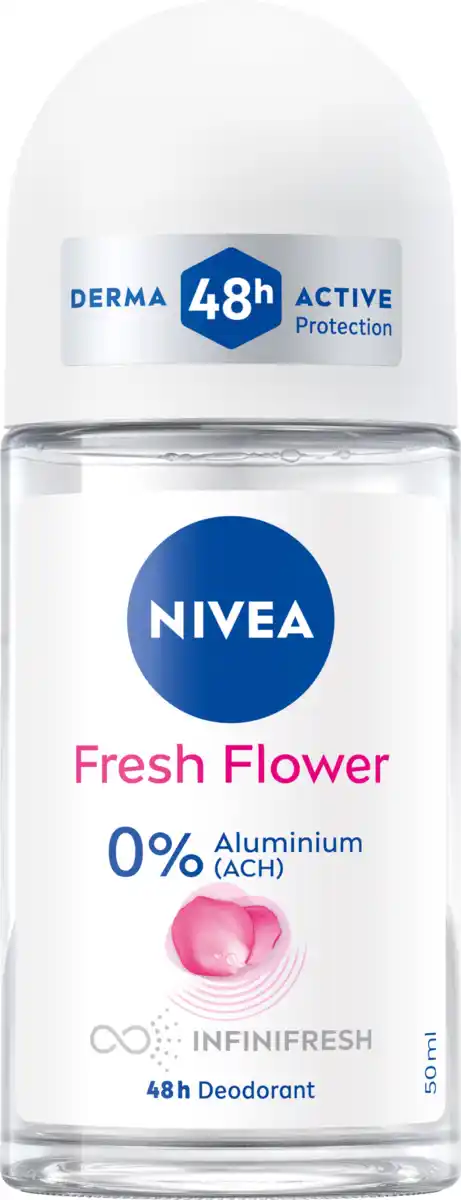 Bild 1 von NIVEA Fresh Flower Deodorant Roll-On, 50 ml