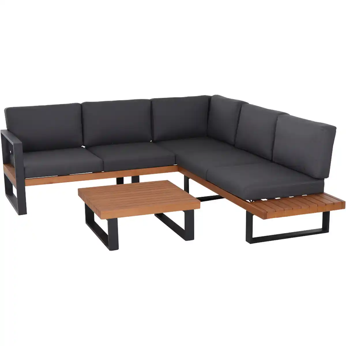 Bild 1 von Loungemöbel-Set 'Modena' 236/215 cm anthrazit 3-teilig