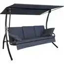 Bild 1 von Angerer Freizeitmöbel Hollywoodschaukel 'Loft Sun' anthrazit 3-Sitzer