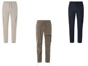 LIVERGY® Herren Parachute-Hose, mit seitlichen Eingrifftaschen