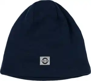 Mikk-Line Mütze mit Merinowolle, blau, Gr. 122/128
