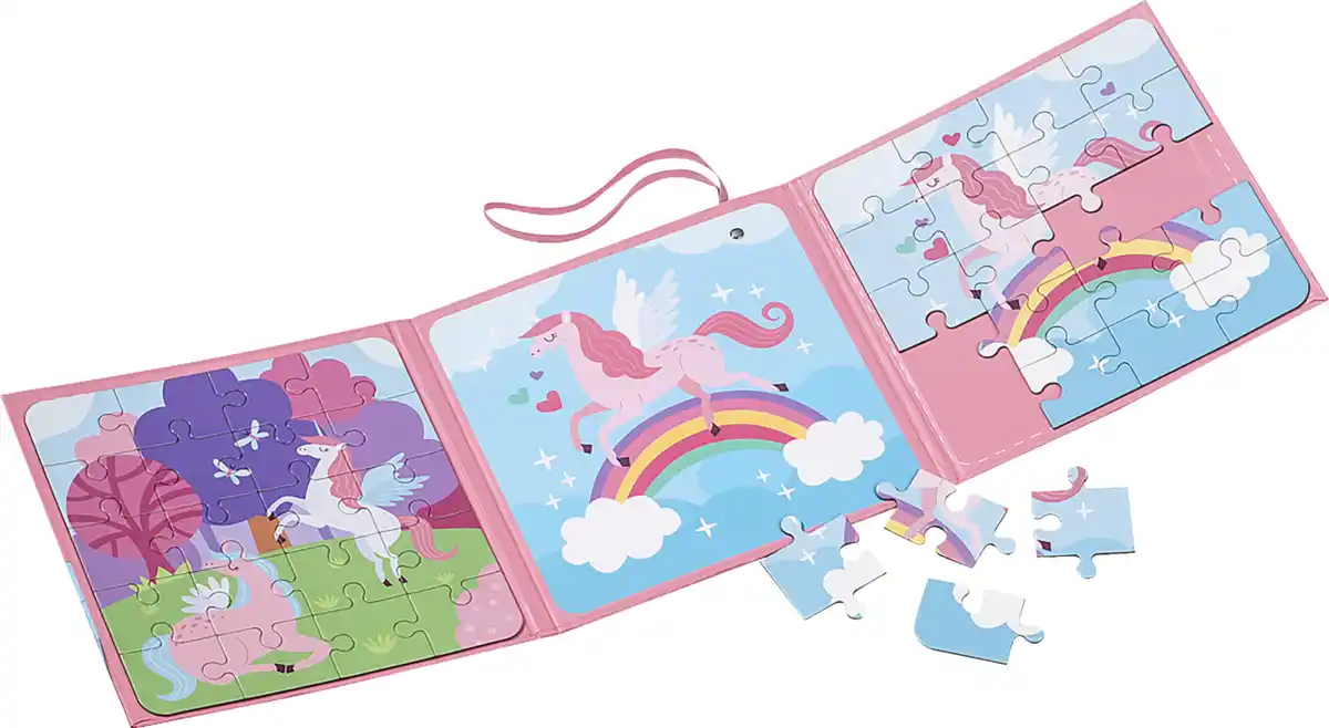 Bild 1 von IDEENWELT Magnet-Puzzle-Buch Einhorn