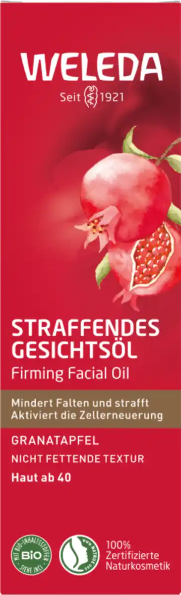 Bild 1 von Weleda Granatapfel Straffendes Gesichtsöl, 30 ml