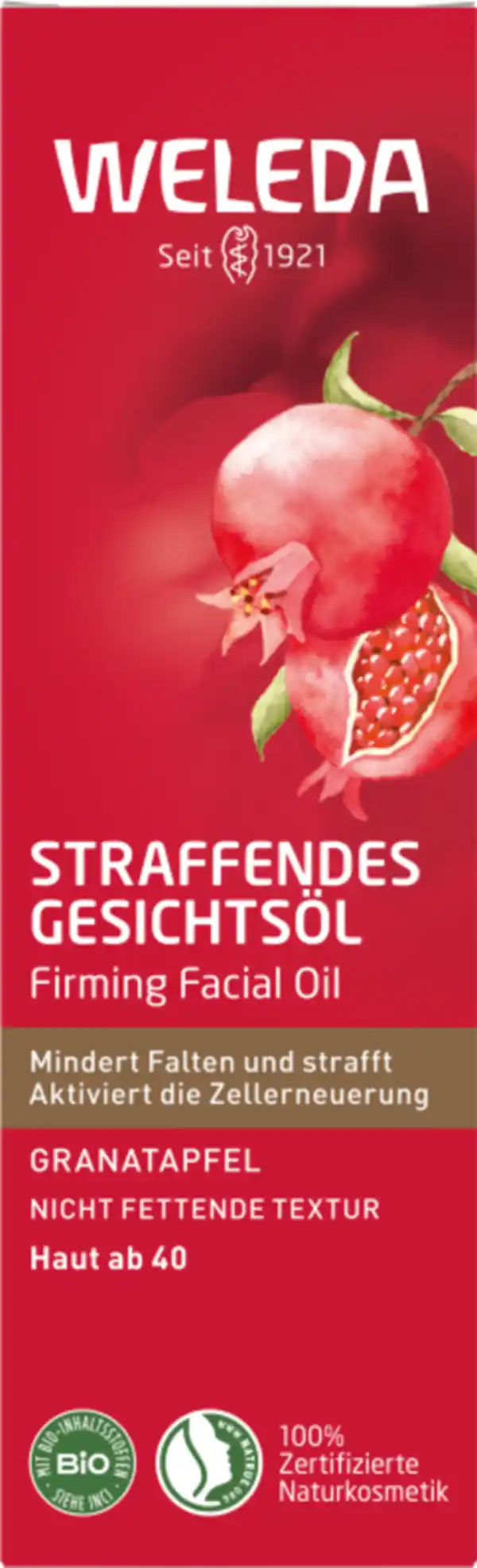 Bild 1 von Weleda Granatapfel Straffendes Gesichtsöl, 30 ml