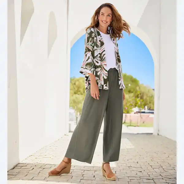 Bild 1 von Damen-Jersey-Culotte mit Viskose