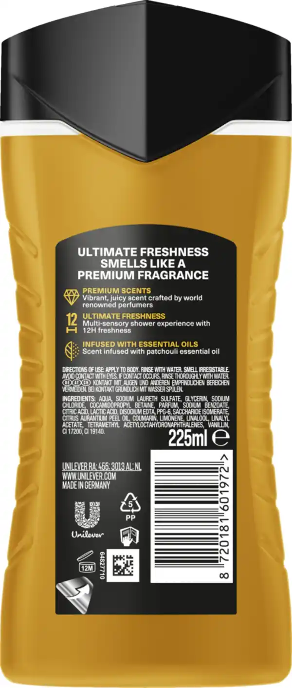 Bild 2 von AXE Duschgel Peach Infusion, 225 ml