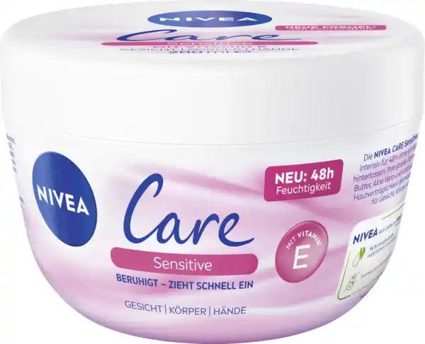 Bild 2 von NIVEA Care Creme Sensitive, 200 ml