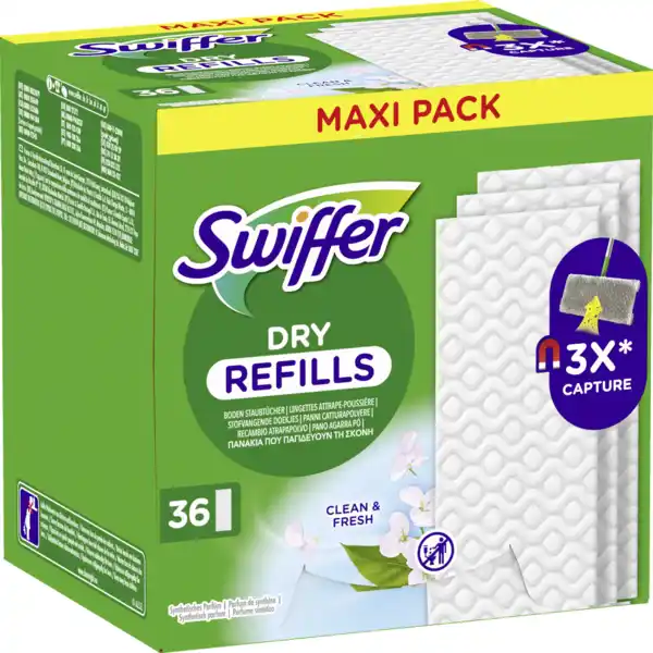 Bild 2 von Swiffer Wischtücher trocken Nachfüllpackung mit Duft