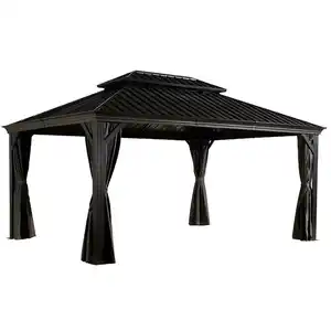 Sojag Pavillon 'Messina 12 x 16' anthrazit 363 x 483 x 307 cm