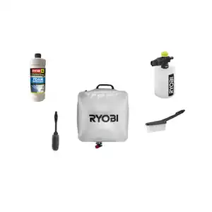 Ryobi Zubehör-Set 'Car & Bike' für Hochdruck- und Mitteldruckreiniger 5-teilig