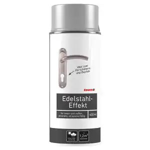 toom Effekt-Sprühlack edelstahlfarben glänzend 400 ml