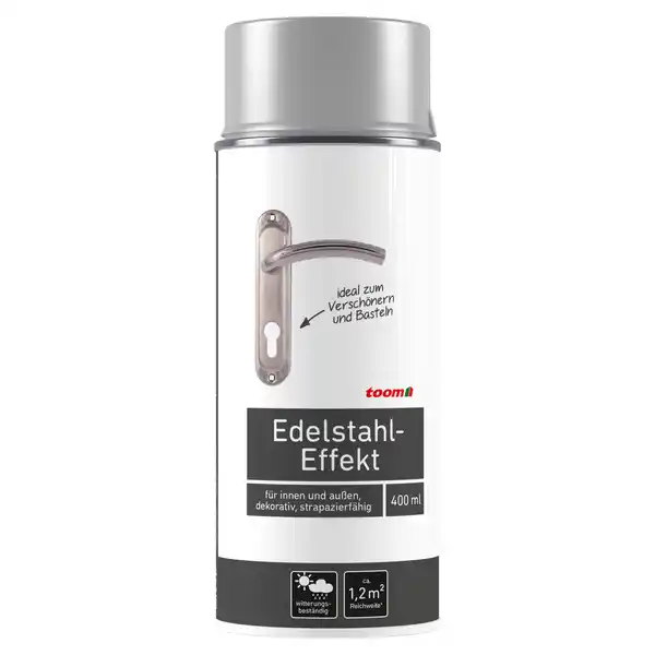 Bild 1 von toom Effekt-Sprühlack edelstahlfarben glänzend 400 ml
