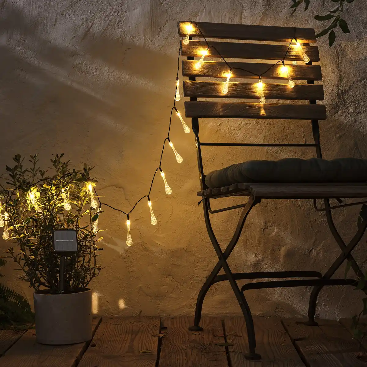 Bild 1 von Solar-Lichterkette "Tropfen", Länge ca. 210 cm