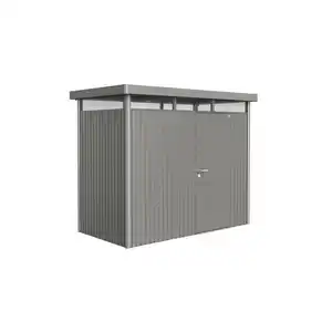 Biohort Gerätehaus 'HighLine 1' 275 x 155 cm Quarzgrau metallic
