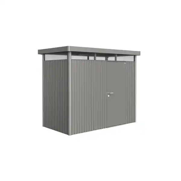 Bild 1 von Biohort Gerätehaus 'HighLine 1' 275 x 155 cm Quarzgrau metallic