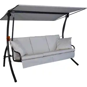 Angerer Freizeitmöbel Hollywoodschaukel 'Loft Sun' beige 3-Sitzer