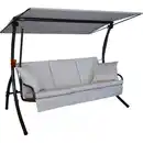 Bild 1 von Angerer Freizeitmöbel Hollywoodschaukel 'Loft Sun' beige 3-Sitzer