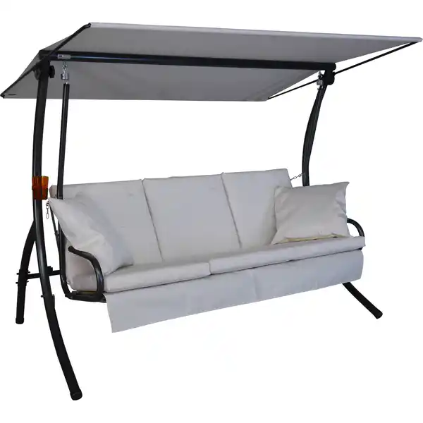 Bild 1 von Angerer Freizeitmöbel Hollywoodschaukel 'Loft Sun' beige 3-Sitzer