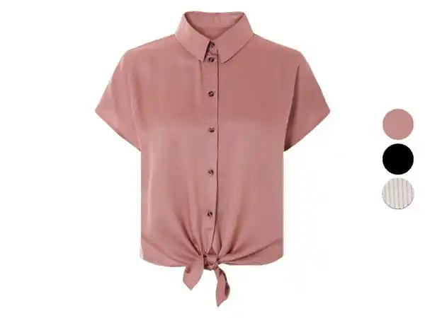 Bild 1 von esmara® Damen Wickelbluse, überschnittene Schultern