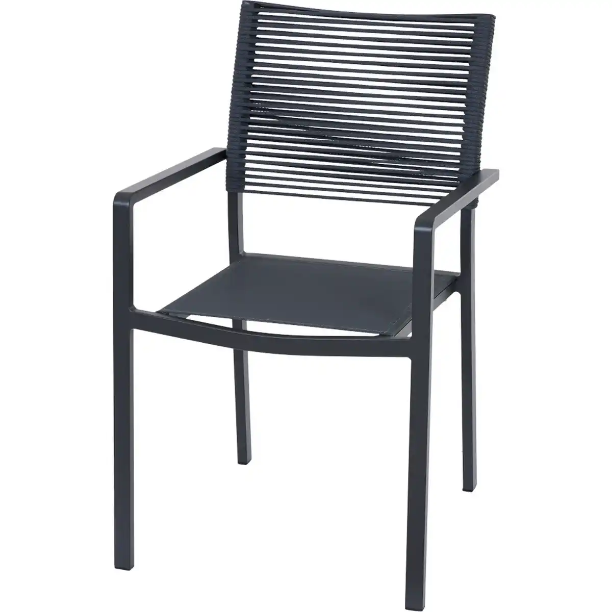 Bild 1 von Siena Garden Stapelsessel 'Leeds' anthrazit/matt 48 x 88 x 58 cm