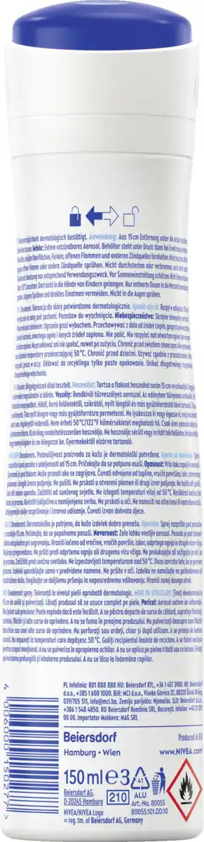 Bild 2 von NIVEA summer happiness Fresh Deodorant Spray, 150 ml